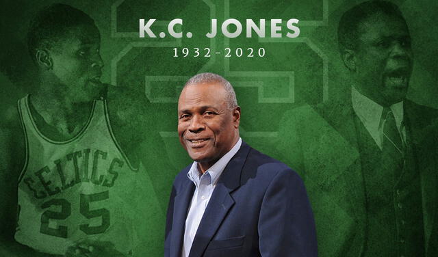 K. C. Jones ganó 8 anillos de campeón de la NBA con Boston Celtics y dos más como entrenador.