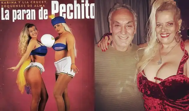 Karina Crucet y su madre