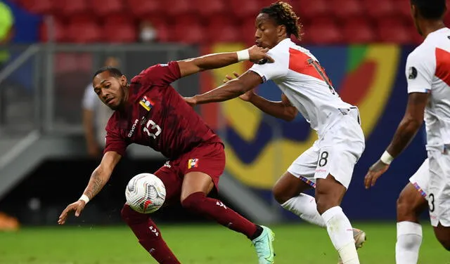 Perú vs. Venezuela es el partido pendiente de la fecha 6 de las Eliminatorias Qatar 2022. Foto: AFP