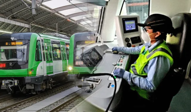 Metro de Lima: conductores y conductoras del tren deben tener mínimo 21 años. Foto: composición Fabrizio Oviedo/LR/Línea 1/Andina