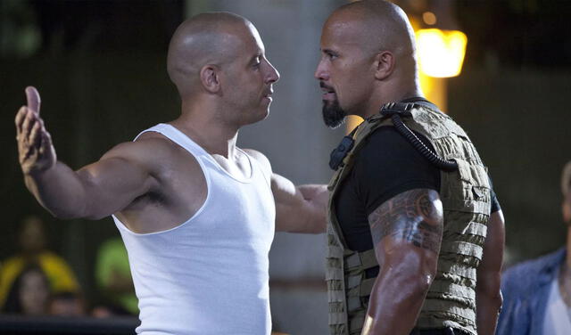 Vin Diesel y Dwayne Johnson tuvieron una de las peleas mediáticas más comentadas de los últimos años. Foto: Paramount