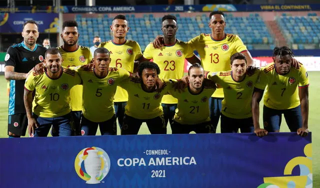 Los Cafeteros chocarán contra Brasil a las 7.00 p. m. (hora peruana) por la cuarta fecha del torneo. Foto: EFE