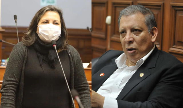 Rocío Silva Santisteban y Marco Arana fuero congresistas en diferentes periodos. Foto: Composición GLR