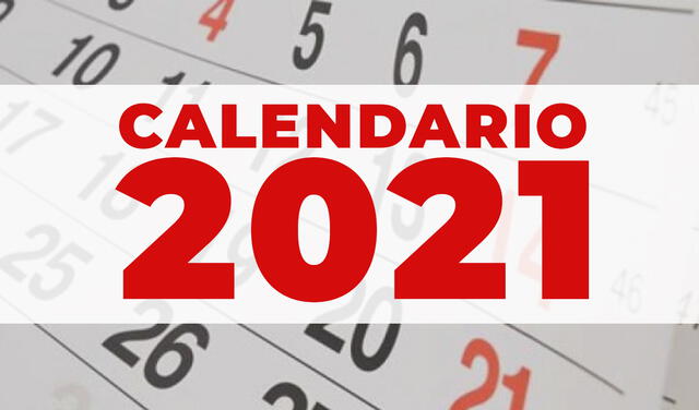 Calendario 2021 para descargar gratis. Foto: Composición LR