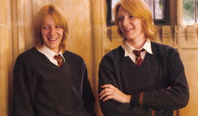 Harry Potter, regreso a Howarts 20 años: Fred y George Weasley son gemelos en la vida real