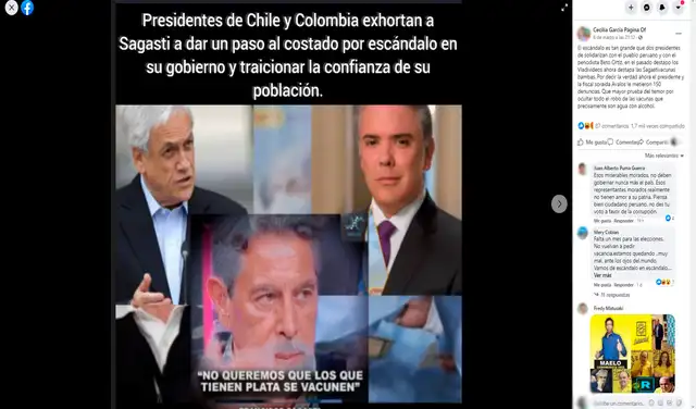 presidente, falso