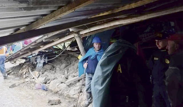 Fallecidos. En Chugur, Hualgayoc, fallecieron 4 miembros de una familia al derrumbarse su casa. Foto: difusión