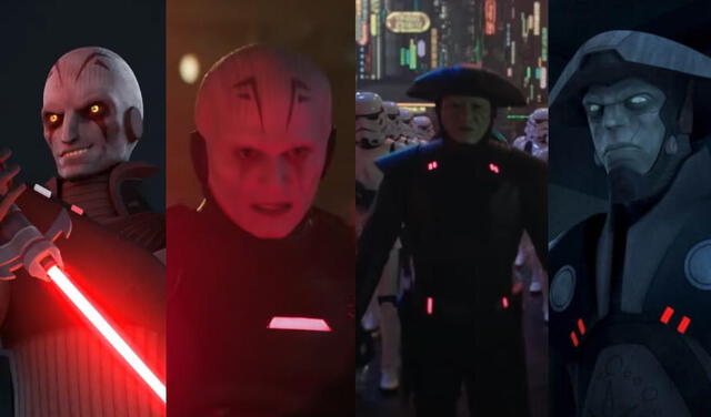 Los Inquisidores en "Star Wars Rebels" y "Obi-Wan Kenobi". Foto: Disney+