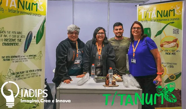 Inventoras peruanas crean lapicero ecológico hecho con cáscara de pacay