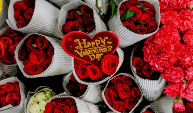 San Valentín se celebra cada 14 de febrero. Foto: AFP