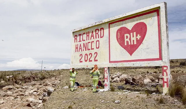 En Puno. Obras siempre Obras postula al gobierno regional a Richard Hancco, un exfiscal. Foto: Juan Carlos Cisneros/ La República