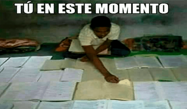 Los divertidos memes no pudieron faltar durante el examen de admisión de la UNMSM. Foto: captura de Facebook