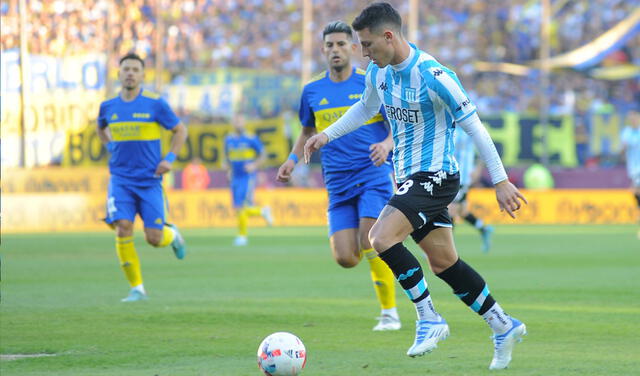 Boca Juniors y Racing Club igualan sin goles en el primer tiempo de la semifinal de la Copa de la Liga Profesional. Foto: @LigaAFA