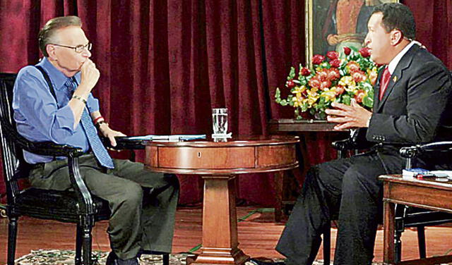 Larry King Hugo Chávez
