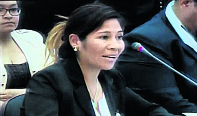 Informe. Fiscal Luz Taquire busca corroborar la declaración de Karelim López. Foto: difusión