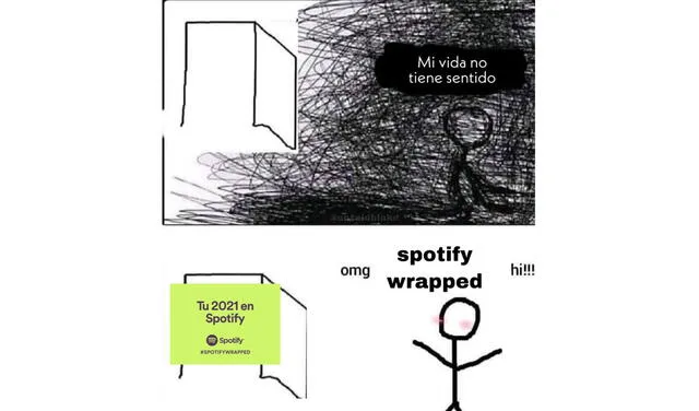 Estos son los memes que dejó el resumen musical de Spotify. Foto: captura de Twitter