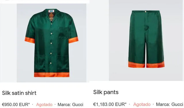 La camisa y el pantalón que usó Messi se volvieron dos de las prendas más codiciadas por los compradores. Foto: captura de pantalla