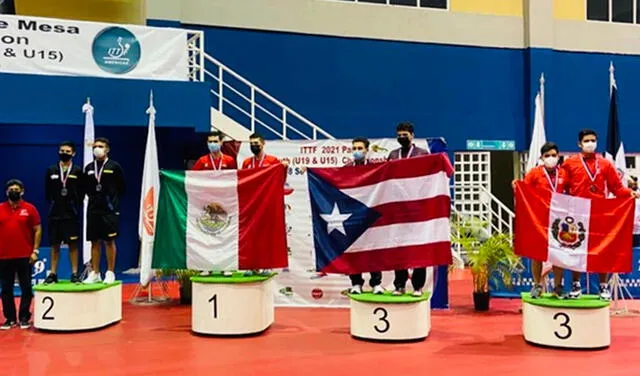 Selección peruana de tenis de mesa ganó tres medalla de bronce en el Panamericano de Santo Domingo