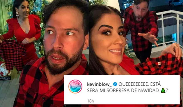 12.2020 | Post de Kevin Blow revelando que será padre nuevamente (publicación eliminada). Foto: Kevin Blow / Instagram