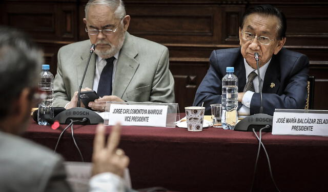 José Balcázar presidente de la comisión del concurso para el TC (Foto: Congreso)