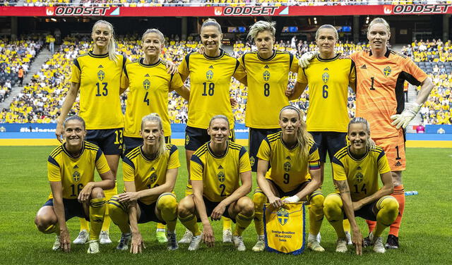 Suecia fue el campeón del primer torneo femenino europeo en 1984. Foto: Twitter/Foto: Twitter/svenskfotboll