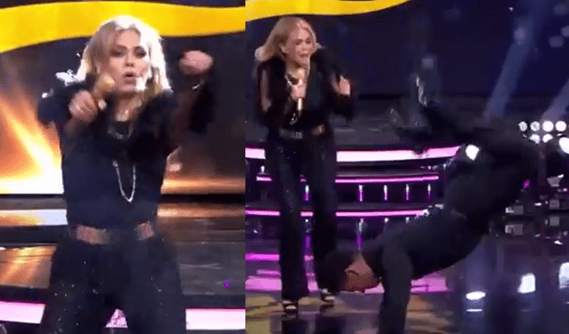 Gisela Valcárcel y Christian Domínguez sorprendieron con los pasos de "El gusano"