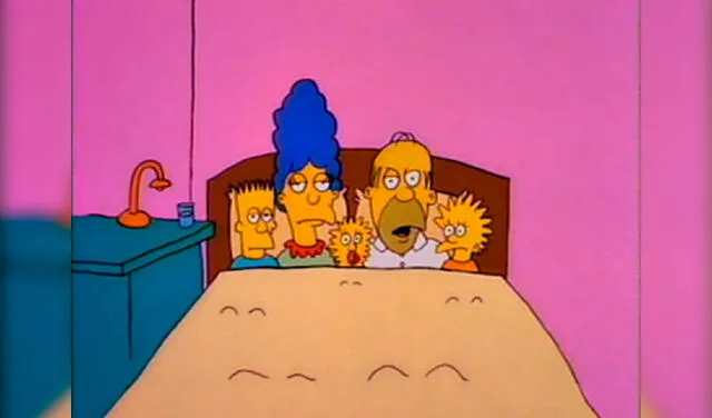 Escena de 'Good Night', primer corto de Los Simpson. Foto: Fox