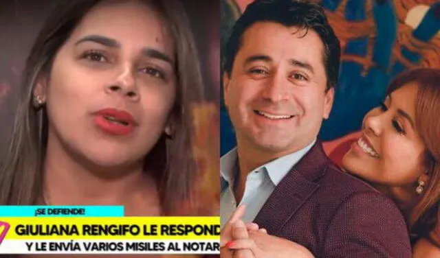 Magaly Medina, Giuliana Rengifo y Alfredo Zambrano