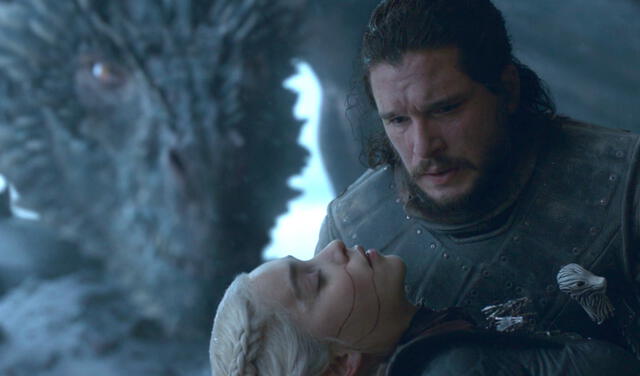 Jon Snow y Daenerys Targaryen en Game of Thrones. Foto: difusión