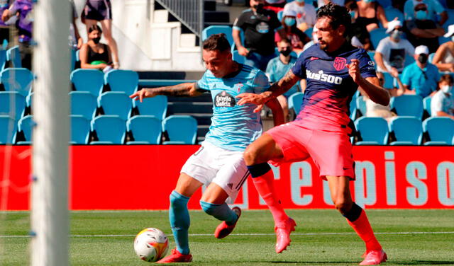 Atlético de Madrid superó 2-1 al Celta en la primera jornada. Foto: EFE