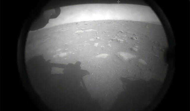 Primera foto enviada por el rover Perseverance. Foto: NASA