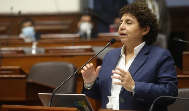 La legisladora morada Susel Paredes representa a Lima en el Congreso de la República. Foto: Parlamento