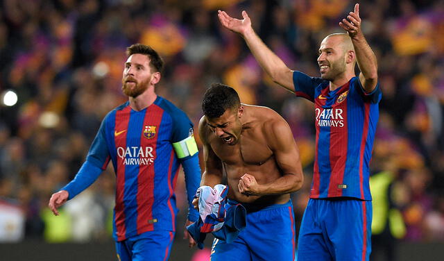 Juntos, Messi y Mascherano ganaron dos Champions League con el cuadro catalán. Foto: AFP