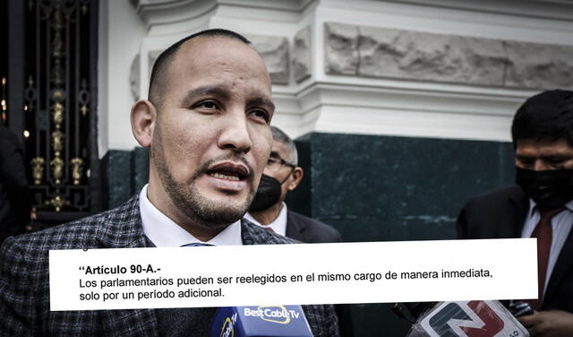 Alejandro Muñante presenta nuevo proyecto para la reelección (Foto composición: La República)