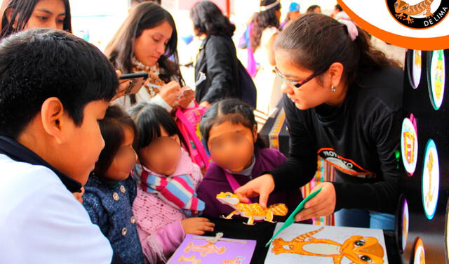 Uno de los talleres dirigidos a niños. Foto: Proyecto Gecko de Lima