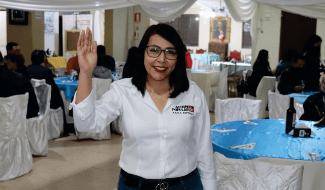 Karla Espinoza es candidatada a la alcaldía de Breña por Acción Popular en la Elecciones Regionales y Municipales 2022