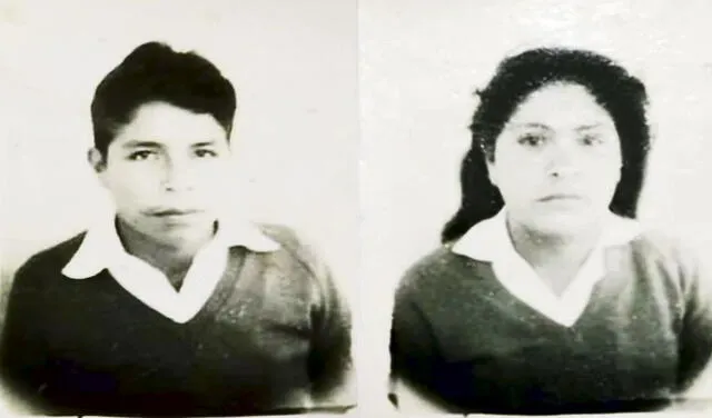 Colegio. Fotos carné de él y su esposa en etapa escolar. Foto: Documental “El Profesor”