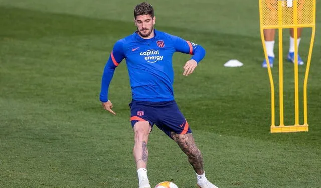 Rodrigo de Paul ha jugado 13 partidos con el Atlético de Madrid. Foto: EFE.