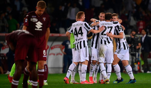 Juventus venció 2-0 a Torino en su último partido de Serie A. Foto: AFP