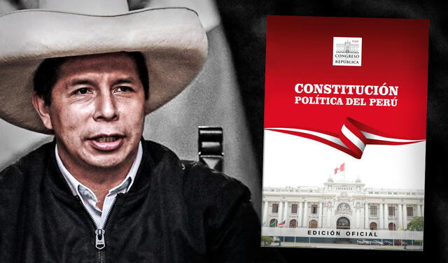 El presidente Pedro Castillo anuncio un proyecto de ley en busca de un nueva Constitución. Foto: composición/ Jazmin Ceras.
