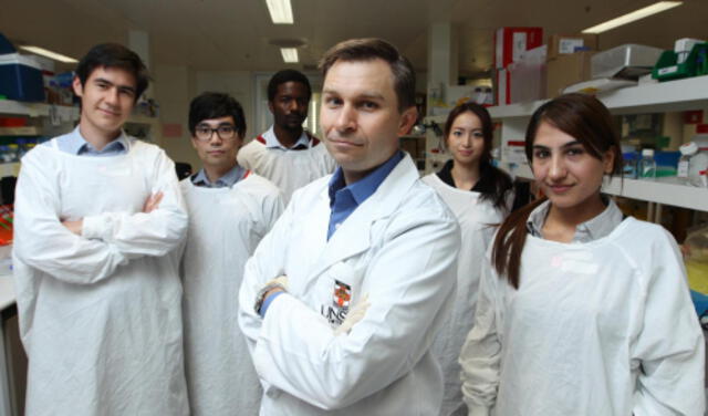 David Sinclair y su equipo de University of New South Wales. Foto: UNSW