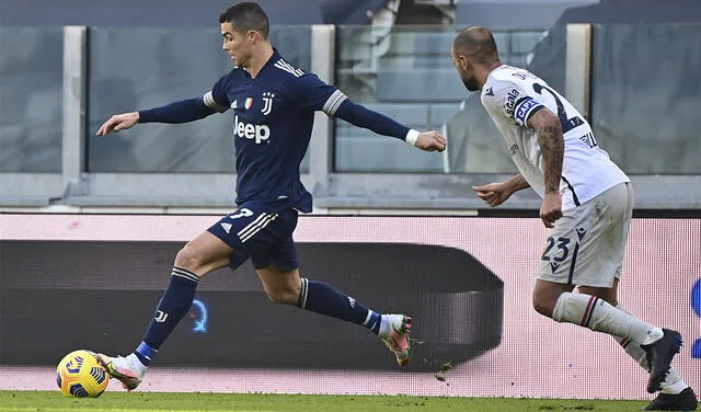 Juventus ganó 2-0 a Bologna en el partido de ida disputado en enero. Foto: AFP