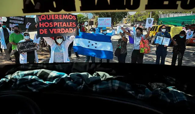 "Cese al genocidio": médicos denuncian mal manejo de pandemia en Honduras