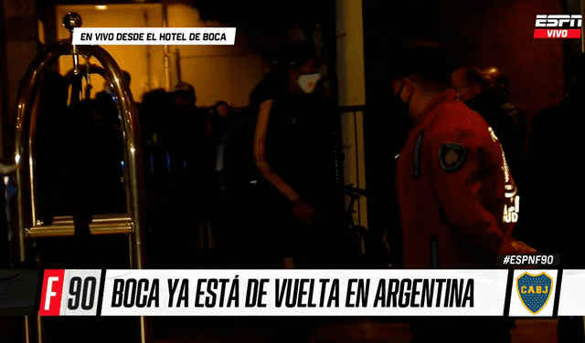 Boca Juniors llegó a Buenos Aires tras lo ocurrido post partido contra Atlético Mineiro