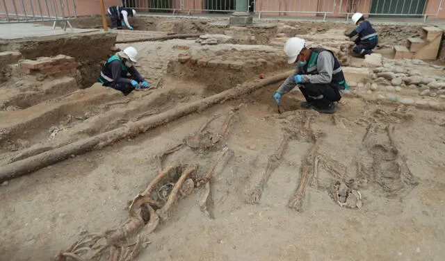 Arqueólogos encuentran restos del primer cementerio de Lima en Barrios Altos