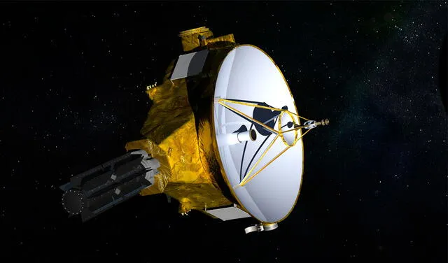 Ilustración de la nave New Horizons. Foto: NASA