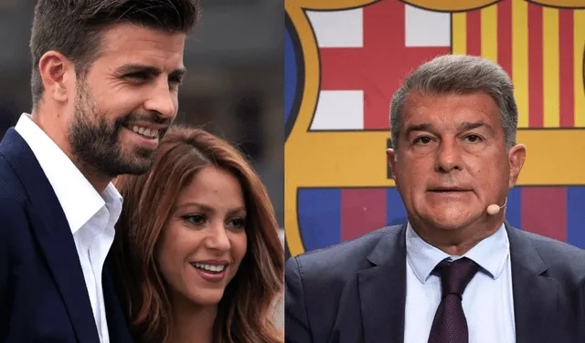 El presidente del FC Barcelona, Joan Laporta, habló sobre la separación entre Gerard Piqué y Shakira.