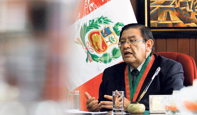 Jorge Luis Salas, presidente del JNE.