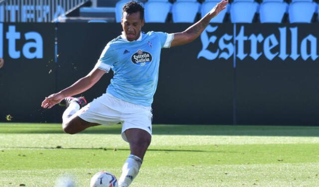 Renato Tapia fue elegido en el once de la jornada 21 de LaLiga. Foto: Celta de Vigo