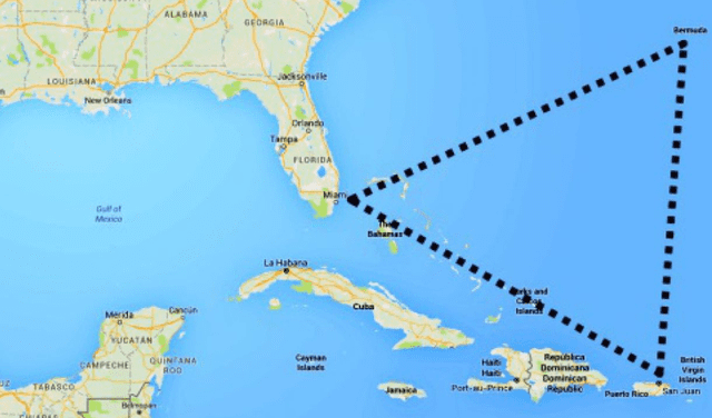 En la década del 60 y 70 se hizo popular la teoría de que el vuelo 19 habría sido 'engullido' por el Triángulo de las Bermudas